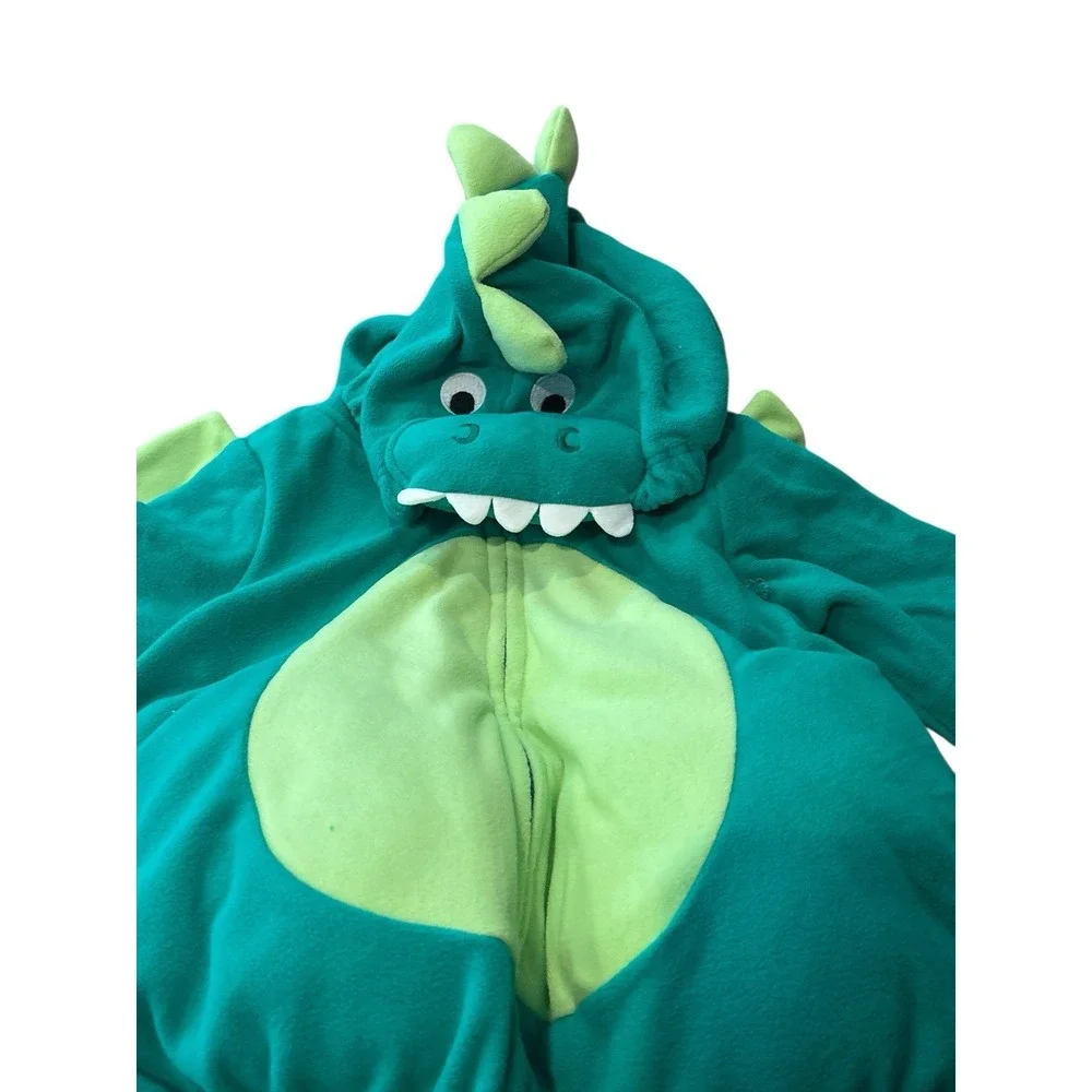 Carter's Baby Halloween Costume 2 Pc Dragon Dinosaur Green 6-9 Months NWT New - Picture 4 of 5